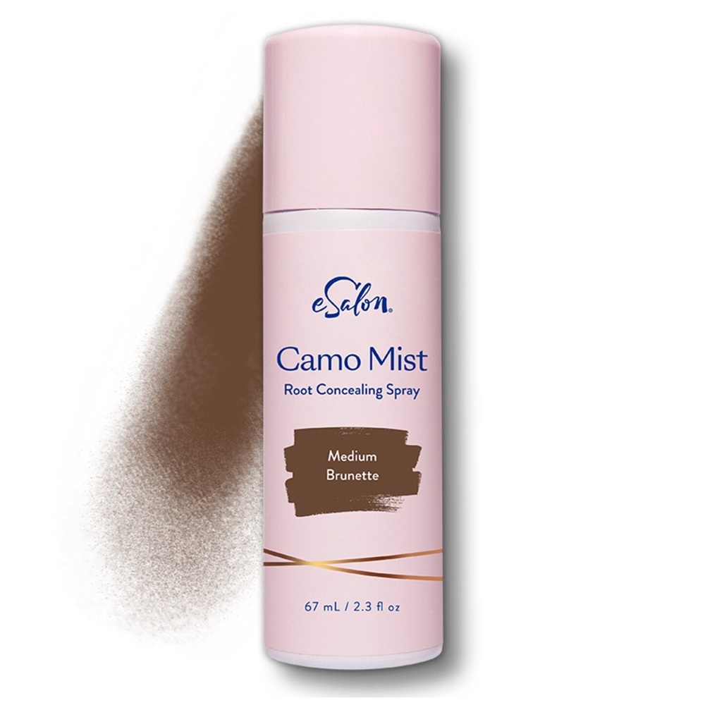 ESalon • Medium Brunette Camo Spray Root Concealing Spray (unisex)